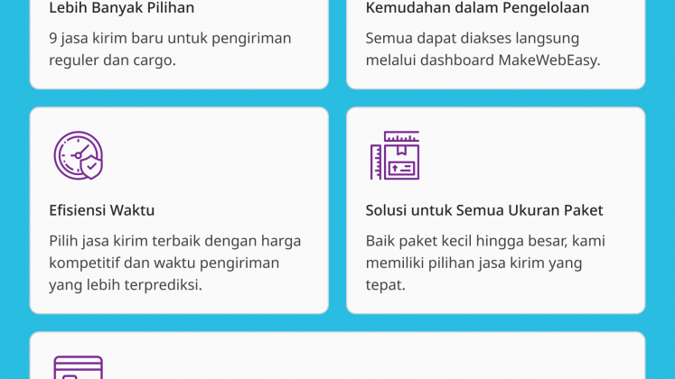 pengiriman paket otomatis