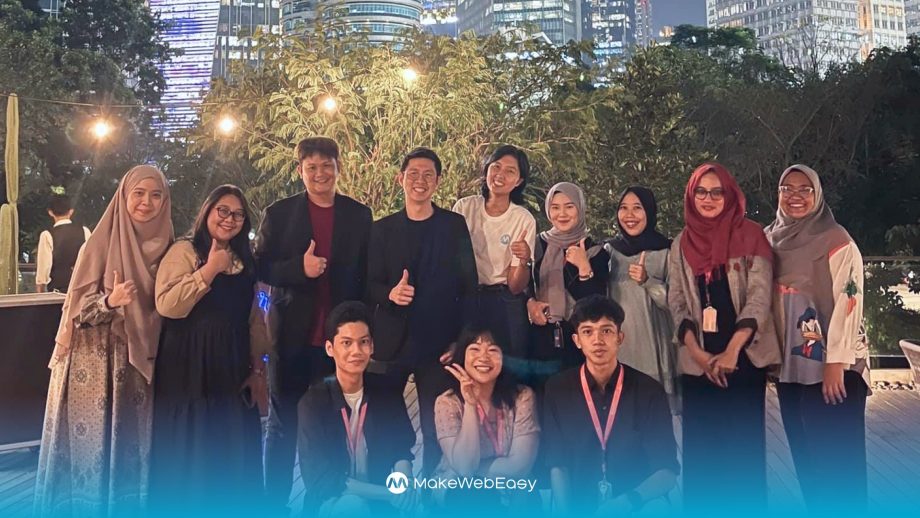 การพบกันครั้งแรกกับ MakeWebEasy Indonesia Team